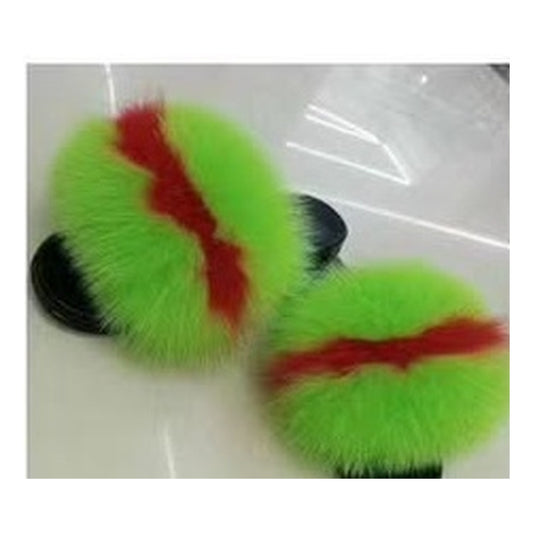 Fox Fur Slides – Style F-493 - C Beauty Accessories