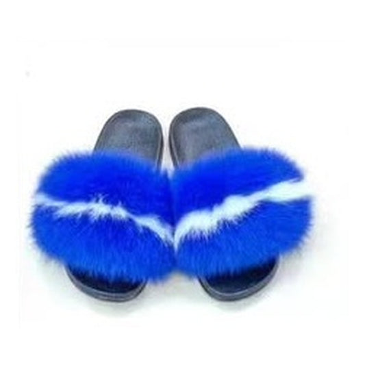 Fox Fur Slides – Style F-495 - C Beauty Accessories