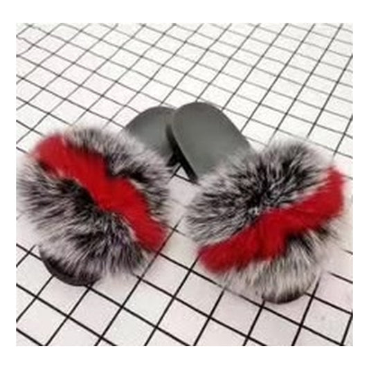Fox Fur Slides – Style F-496 - C Beauty Accessories