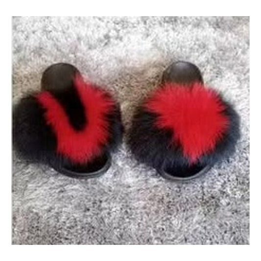 Fox Fur Slides – Style F-497 - C Beauty Accessories