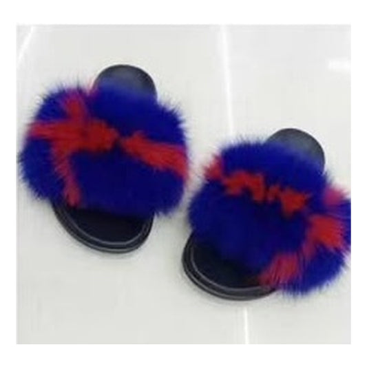 Fox Fur Slides – Style F-498 - C Beauty Accessories