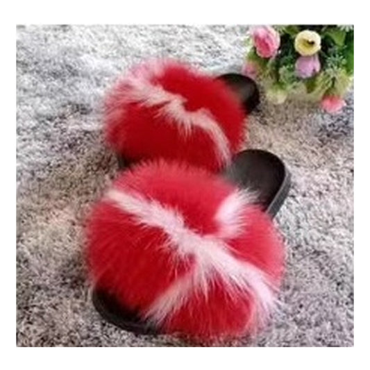 Fox Fur Slides – Style F-499 - C Beauty Accessories