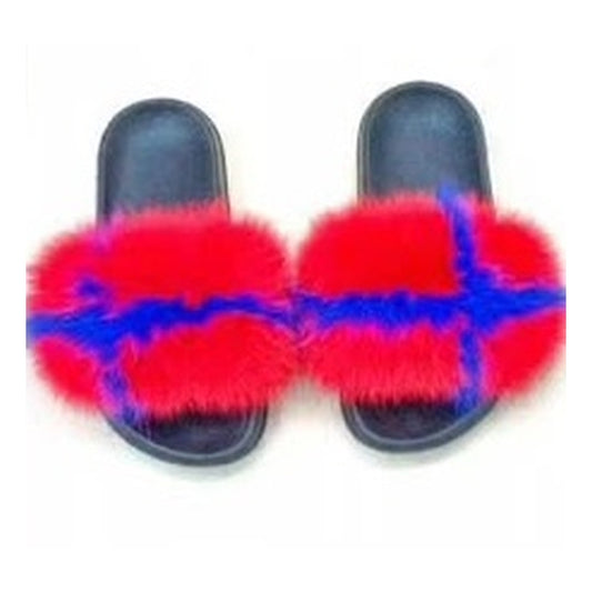 Fox Fur Slides – Style F-500 - C Beauty Accessories