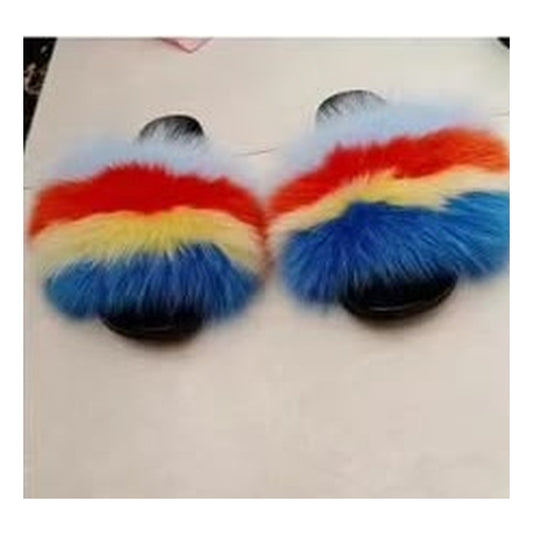 Fox Fur Slides – Style F-506 - C Beauty Accessories