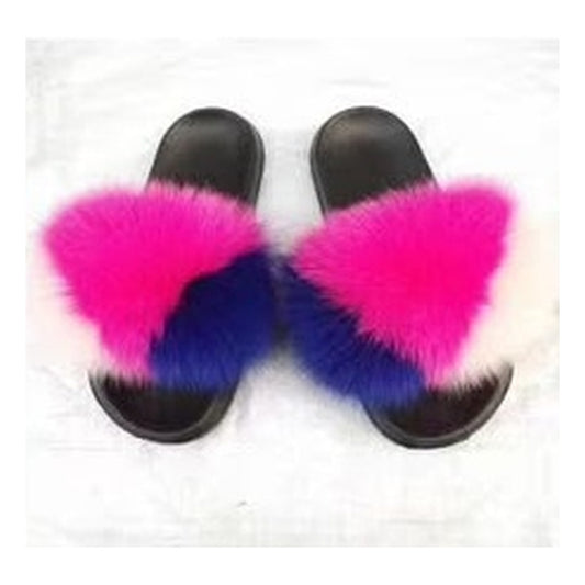 Fox Fur Slides – Style F-507 - C Beauty Accessories