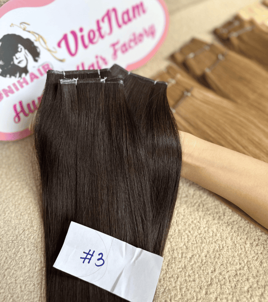 3 Genius Weft Hair Extensions | Straight Human Hair - Shopcbeauty