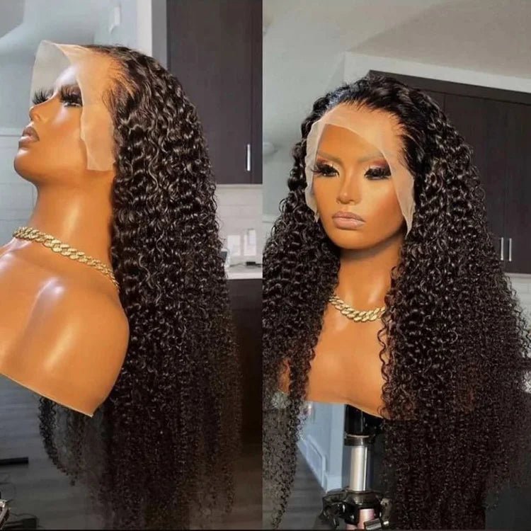 30x40 13x6 Thin Lace Frontal Wig — Peruvian Human Hair, Water Wave - C Beauty Accessories