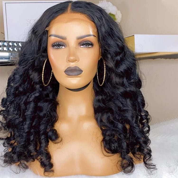 Deep Wave Lace Front Bob Wig — Human Hair - C Beauty Accessories