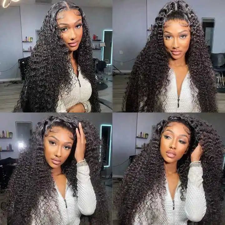 Burmese Curly 30 Inch Lace Frontal Wig, HD Full—Virgin Human Hair 12A - C Beauty Accessories