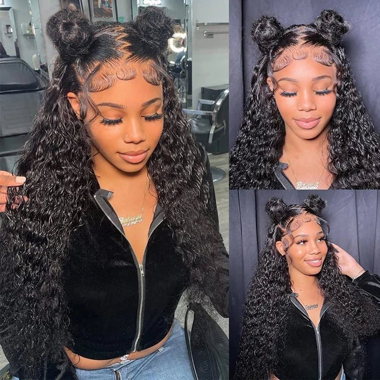 Bouncy Spring Curly Raw Hair Vietnamese 13x4 Lace HD Glueless Wig for Women - C Beauty Accessories