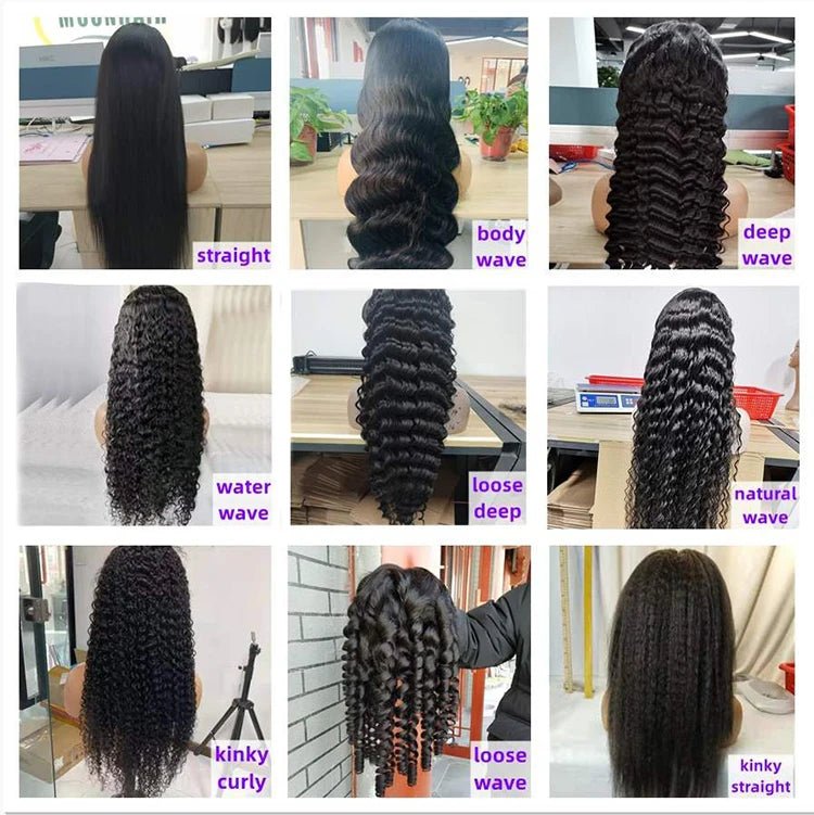 22 in Hd Transparent Lace Human Hair Wigs 18 Inch 360 13X4 Lace Front Body Wave Wig Vendors - C Beauty Accessories