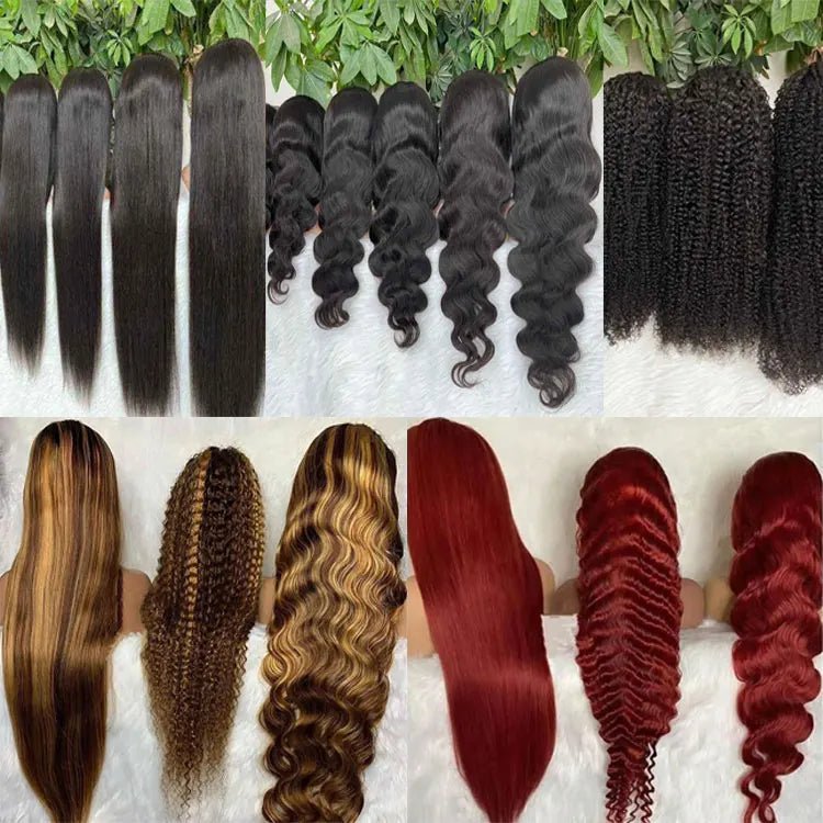 Highlight Piano Blunt-Cut Lace Front Bob Wig — Human Hair - C Beauty Accessories