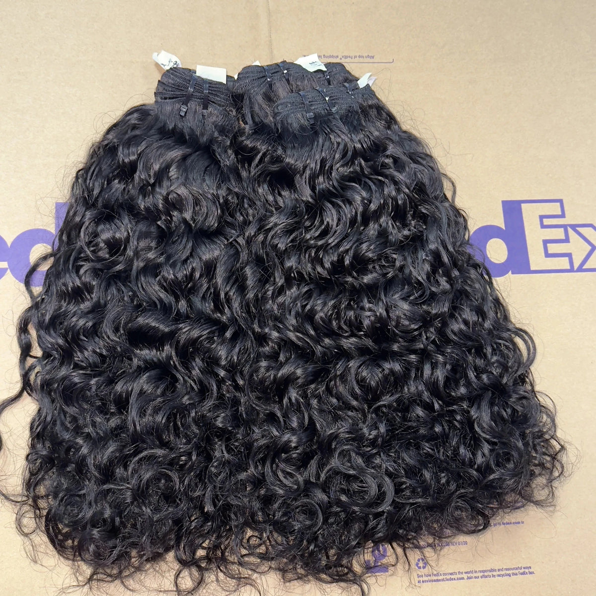 Raw Burmese Curly Virgin Human Hair Extension - C Beauty Accessories