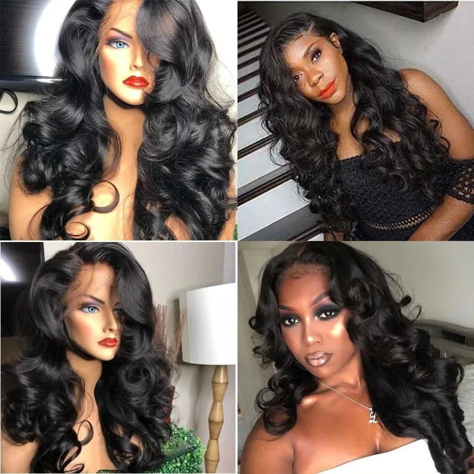 Vietnamese Human Hair Body Wave Lace Front Wig — HD Lace, Natural Color - C Beauty Accessories