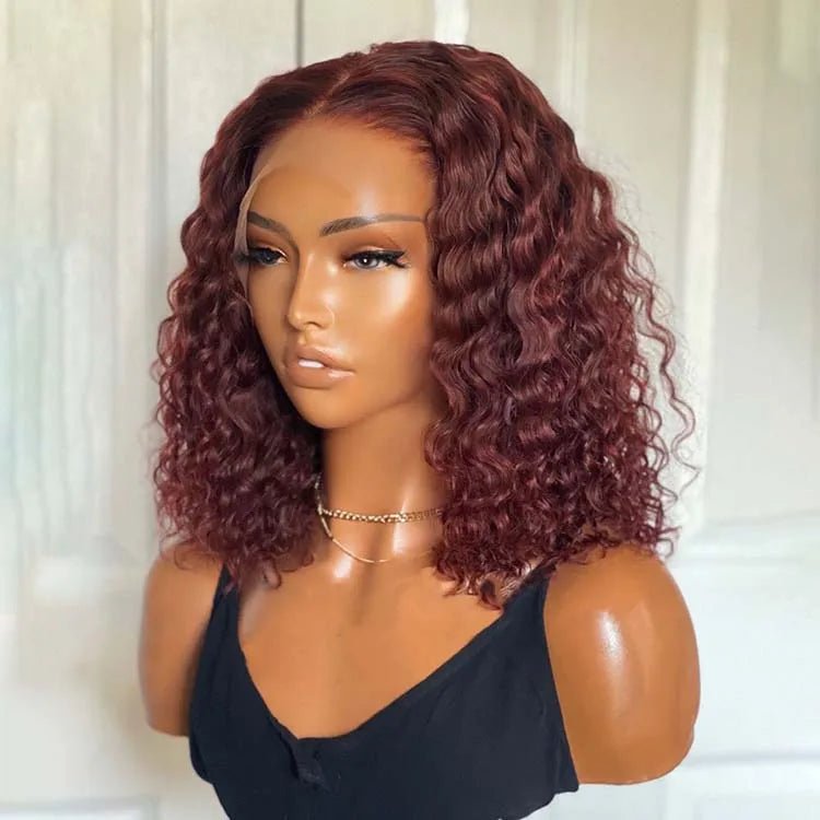 Custom Color Bob Wig — Fashion Colors, Human Hair - C Beauty Accessories