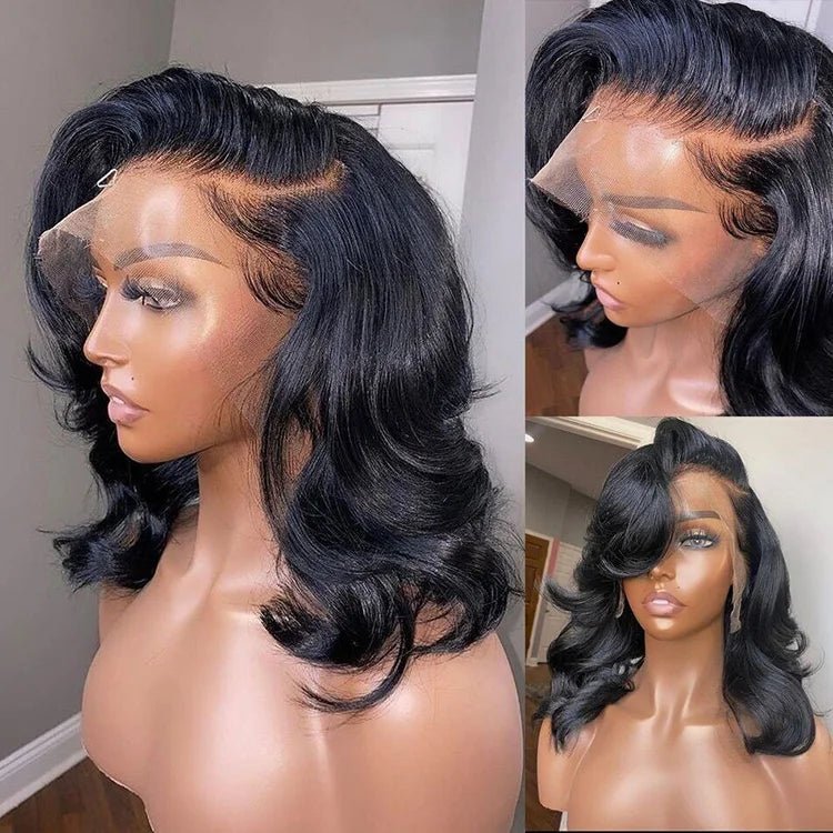 Curly HD Lace Bob Wig — Human Hair - C Beauty Accessories