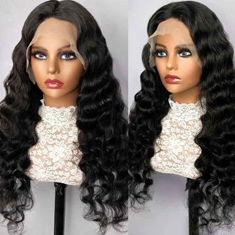 Raw Brazilian Virgin HD 13x4 Transparent Lace Front Wig for Black Women - C Beauty Accessories