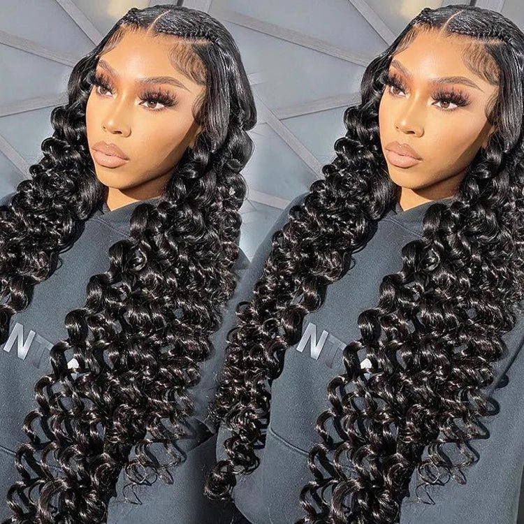 Bouncy Spring Curly Raw Hair Vietnamese 13x4 Lace HD Glueless Wig for Women - C Beauty Accessories