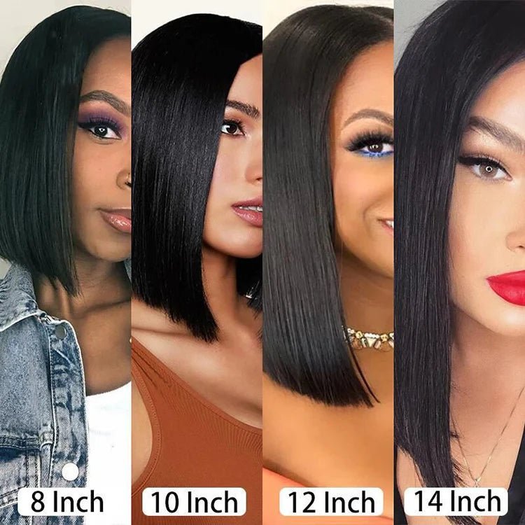 Highlight P4/27 Straight 13x4 Lace Frontal Bob Wig — Human Hair - C Beauty Accessories