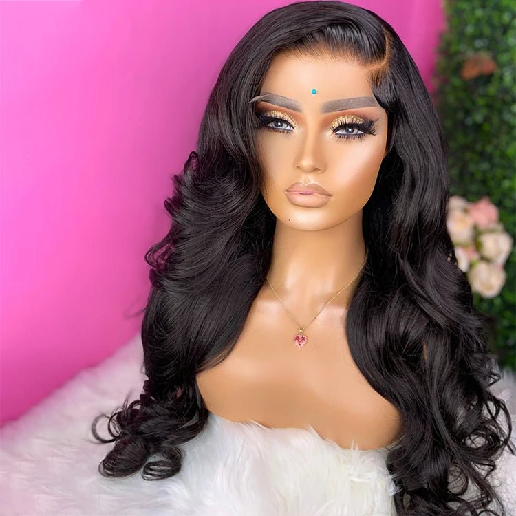 Kinky Curly Short Bob Lace Front Human Hair Wig for Black Women, HD Lace - C Beauty Accessories