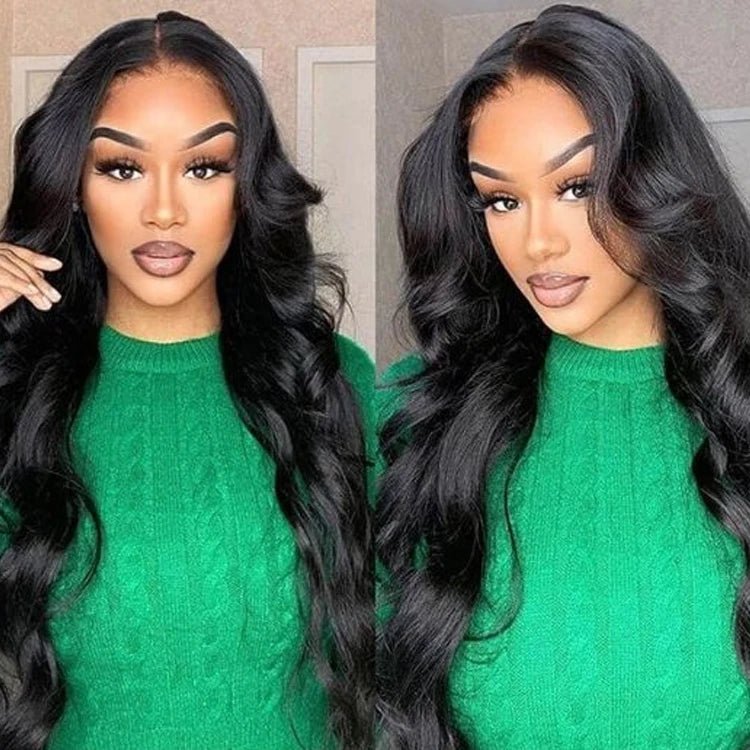 Vietnamese Human Hair Body Wave Lace Front Wig — HD Lace, Natural Color - C Beauty Accessories