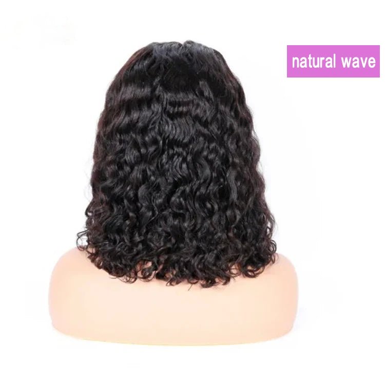 1B/99J Straight Lace Front Bob Wig — Human Hair - C Beauty Accessories