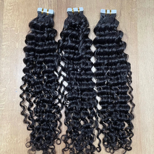 European Remy Ombre Tape Hair Extensions, Full Cuticle Intact, Double Drawn - C Beauty Accessories