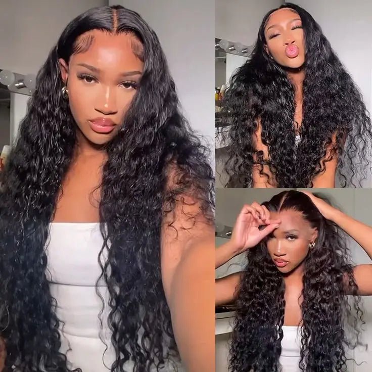 Bouncy Spring Curly Raw Hair Vietnamese 13x4 Lace HD Glueless Wig for Women - C Beauty Accessories
