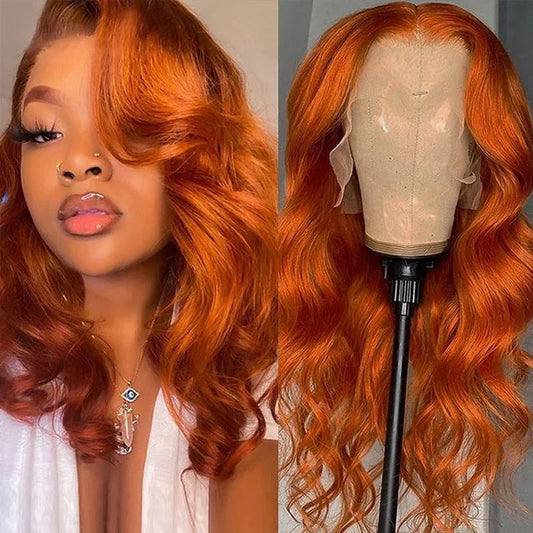 4×4 HD Lace Body Wave Ombré Closure Wig — 100% Human Hair