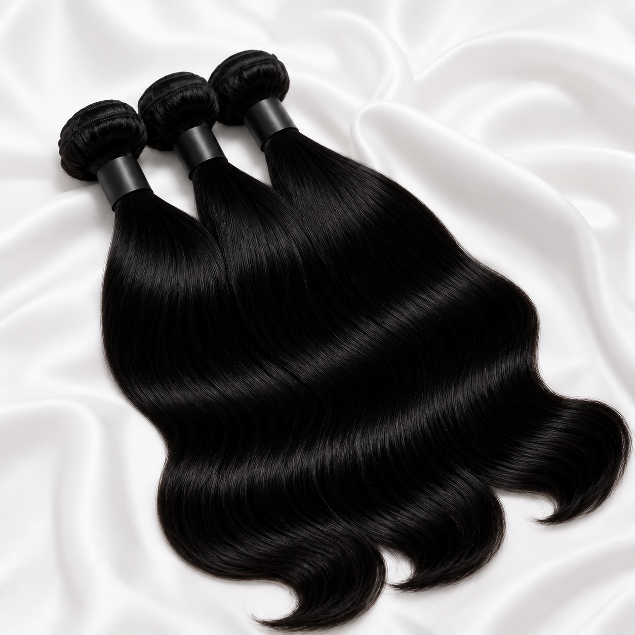 9A virgin hair bundle natural black straight body wave human hair C Beauty