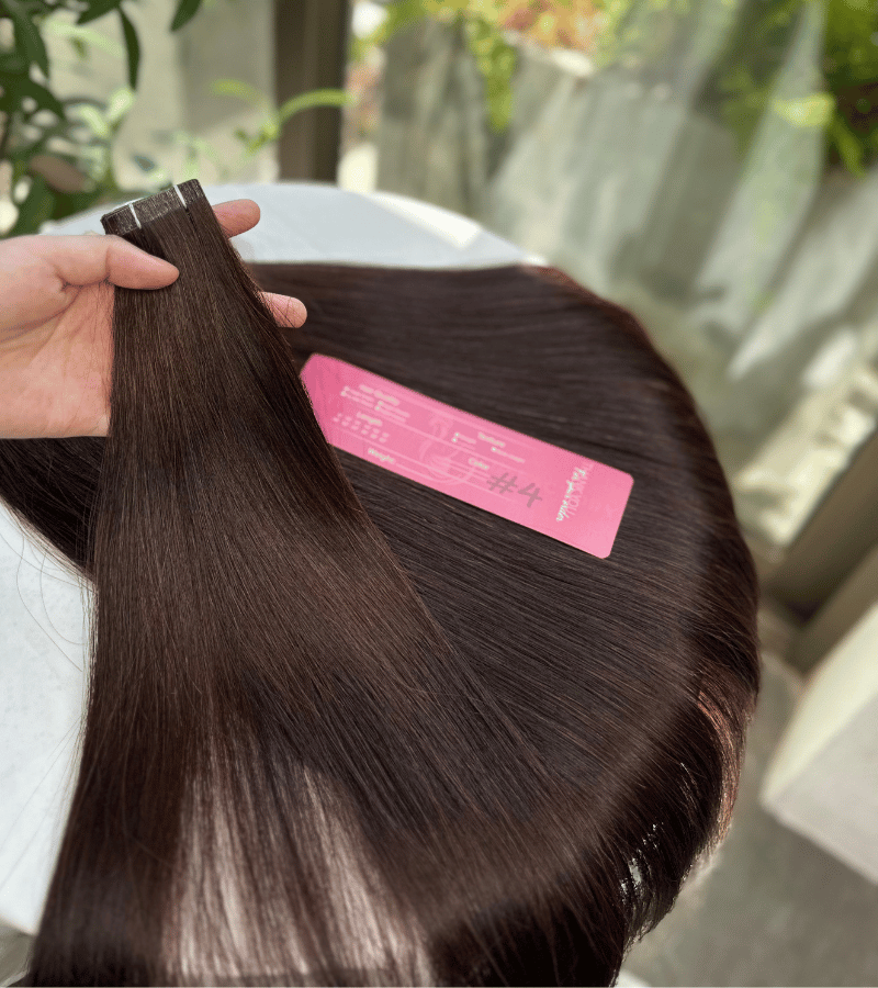 4 Tape-In Hair Extensions | Straight Human Hair - Shopcbeauty