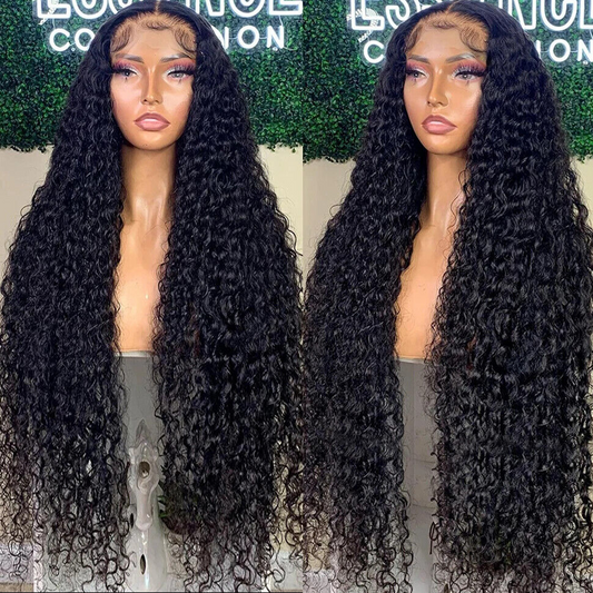 360 lace wig - natural black, 100% human hair | C Beauty