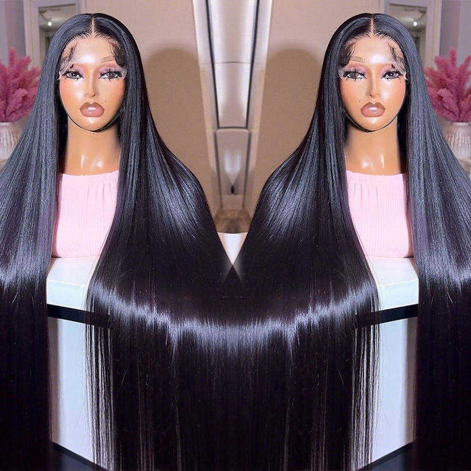 Double drawn lace wig - bone straight, full ends, 100% human hair | C Beauty