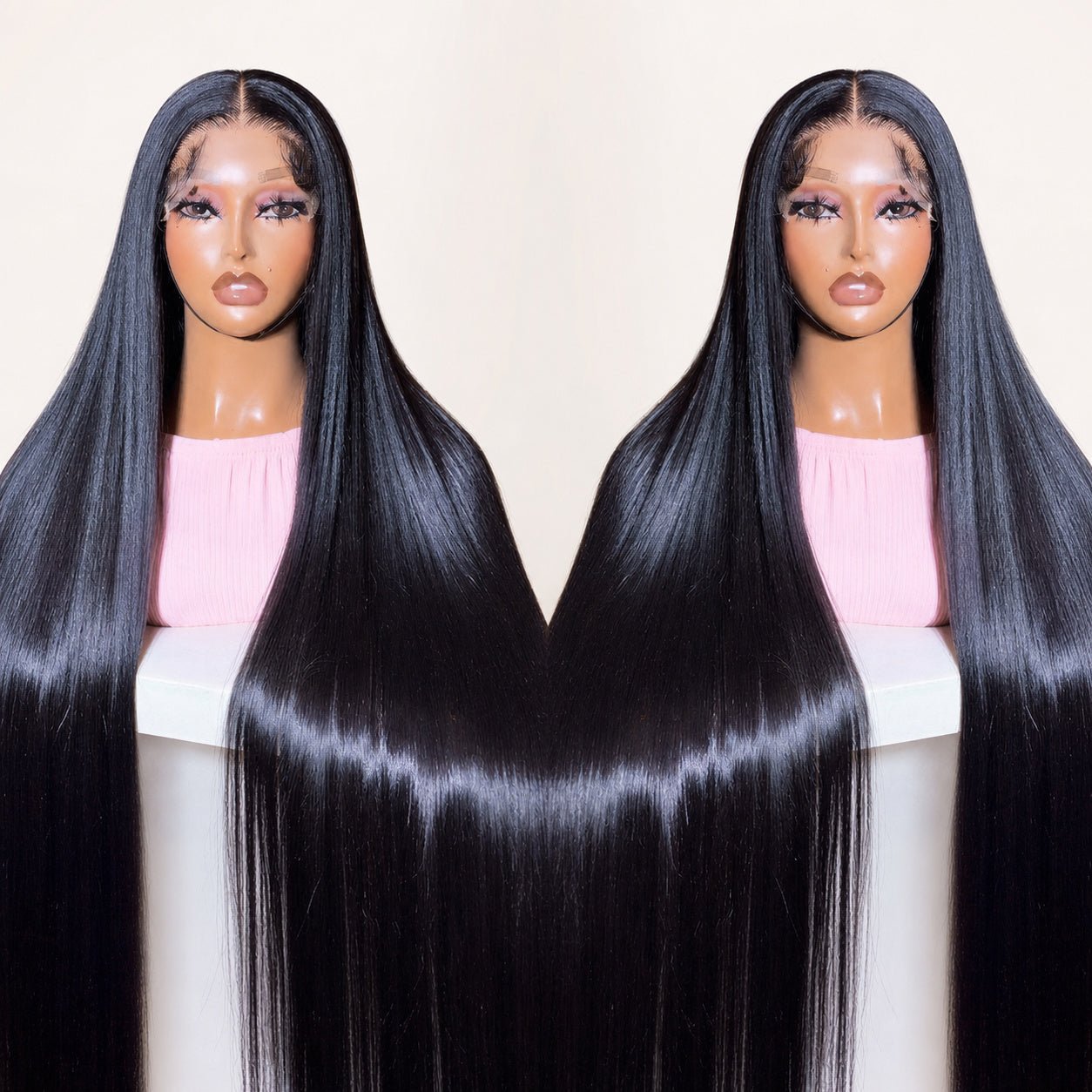 Double Drawn Lace Wig — 100% Human Hair - C Beauty Accessories