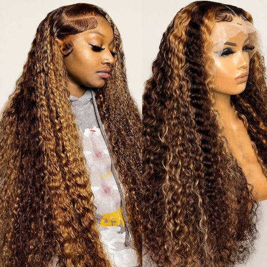 Highlight Lace Wig — 100% Human Hair - C Beauty Accessories